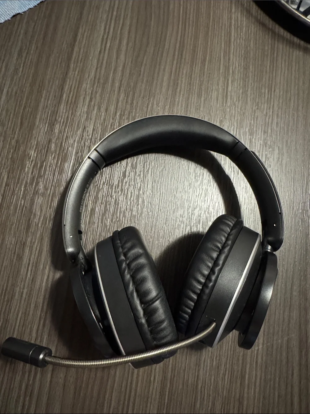 Titan Over-Ear Headset with Boom Mic in Black and Silver